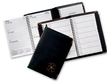 combination address book and planner